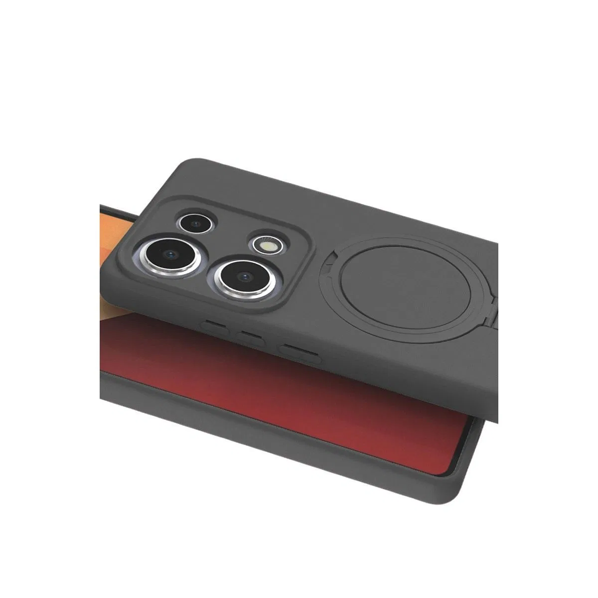 Xiaomi Redmi Note 13 Pro 4g Regal Magsafe Standlı Kapak - Titan Gri görsel 3