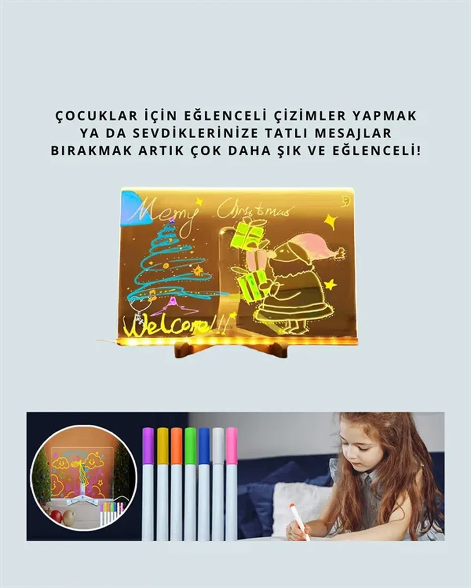 IŞIKLI YAZI TAHTASI görsel 4