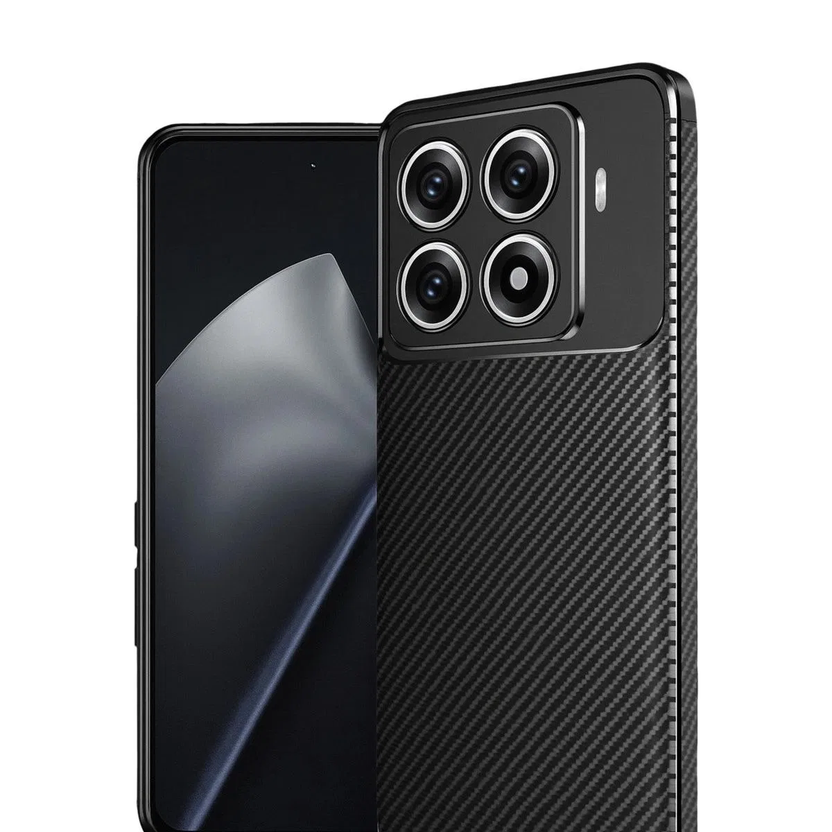 Xiaomi Mi 15t Pro Auto Focus Karbon Kapak - Siyah görsel 2