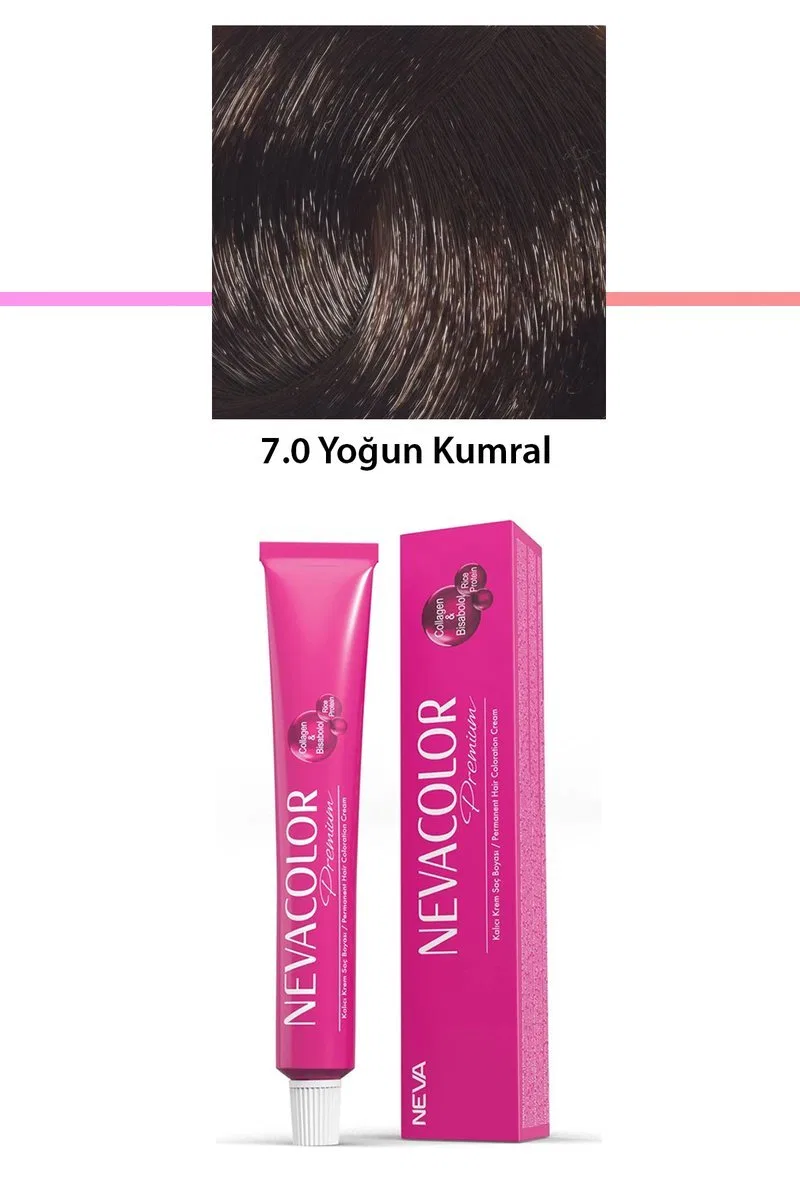 Premium 7. 0 Yoğun Kumral - Kalıcı Krem Saç Boyası 50 g Tüp