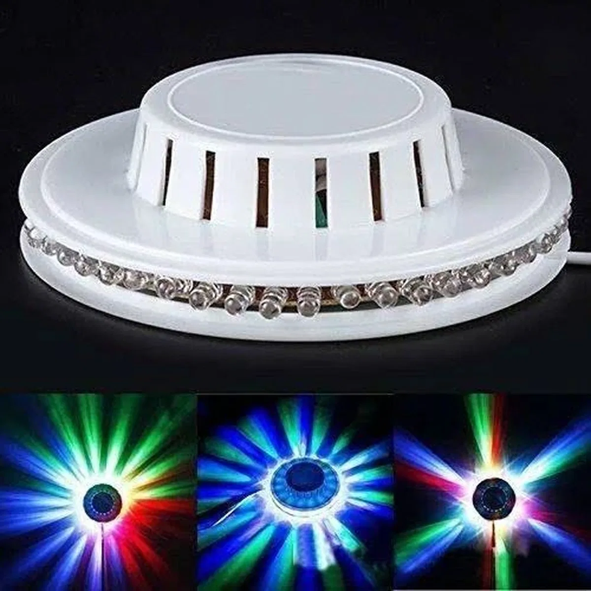 Fithome M29 48 Led Rgb Otomatik Renk Değiştiren Dönen Ayçiçeği Ufo Led görsel 2