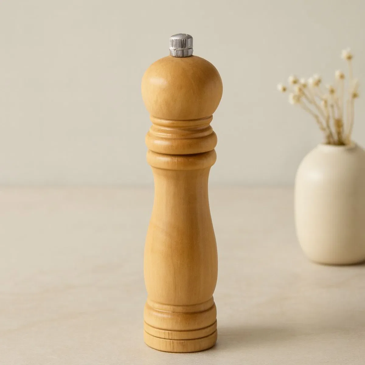 Ahşap Tuz ve Baharat Öğütücü 4. 5 x 19. 5 cm