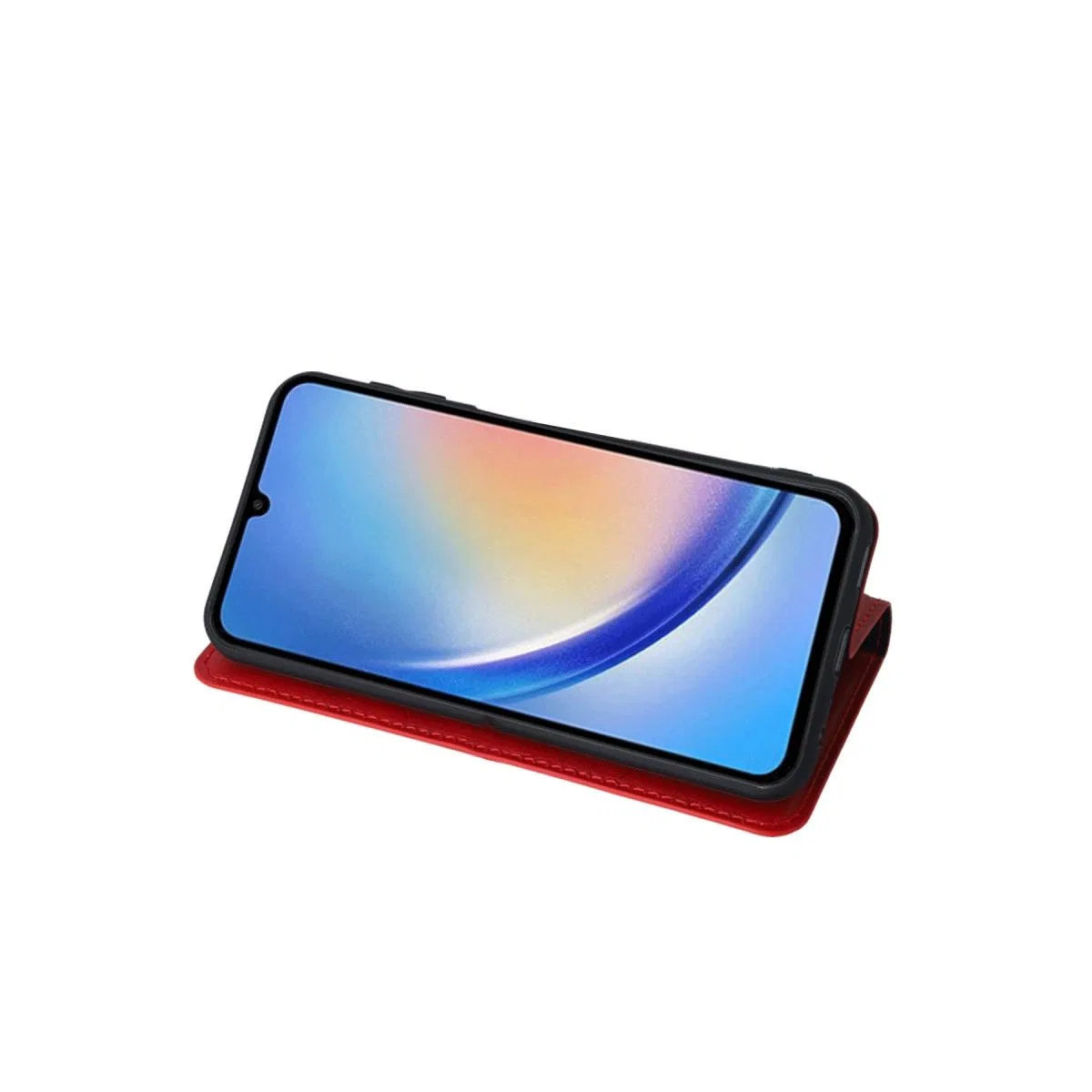 Samsung Galaxy A24 4g Kılıf Trend S Plus Kapaklı Kılıf - Lacivert görsel 4