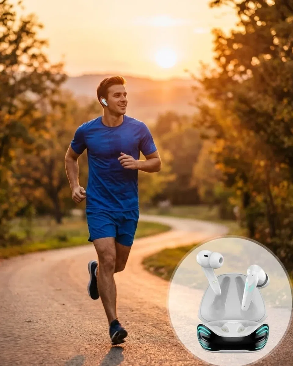 Bluetooth 5. 1 Oyuncu Kulaklığı Gaming Kulaklık iPhone 13 iPhone 15 Samsung S21 Xiaomi Note 12 Uyumlu