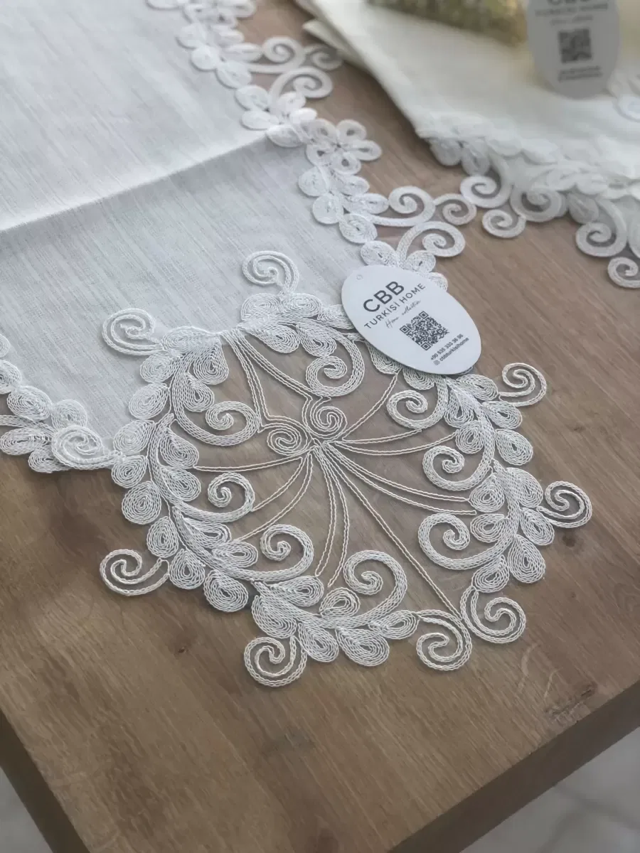 Sofra Takımı 12 Kişilik 26 Parça Anna Model Yemek Takımı Örtüsü Dertsiz 160 x 220 cm Masa Örtüsü görsel 4