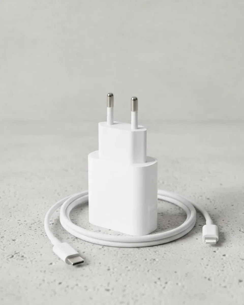 iPhone 14 13 12 11 XR XS Max 20W Lightning Şarj Adaptörü Kablo Dahil