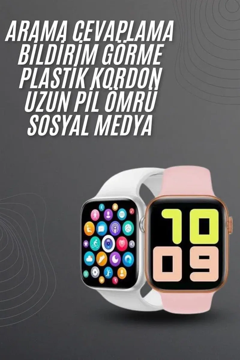 Yeni Model Akıllı Saat Dokunmatik Ekran Uni Amoled Ekran 44 mm