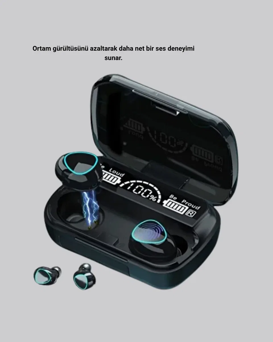 Kablosuz Bluetooth Kulaklık 5. 1 Uzun Pil Ömrü Gürültü Engelleme görsel 4