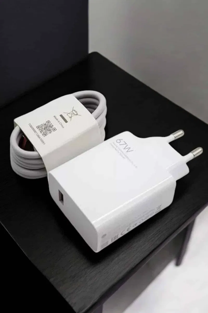 Şarj Aleti 67W Hızlı Şarj Turbo Type-C Uyumlu Şarj Adaptörü Kablosu görsel 5