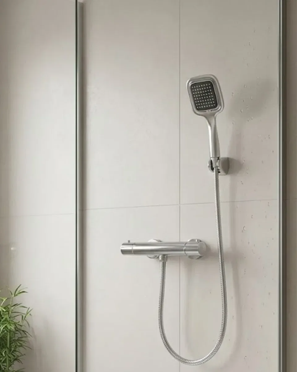 Çok Fonksiyonlu Siyah El Duşu Seti Spiral Hortum ve Duş Askısı Banyo Duş Başlığı