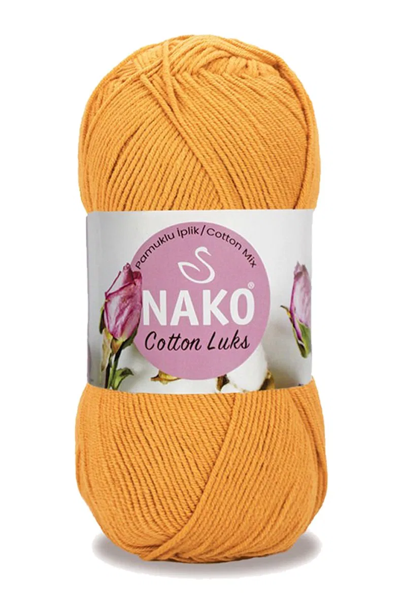 5 Adet Cotton Lüks Yelek Tunik Kazak Bluz Hırka İpi Yünü Koyu Sarı 97553 görsel 2