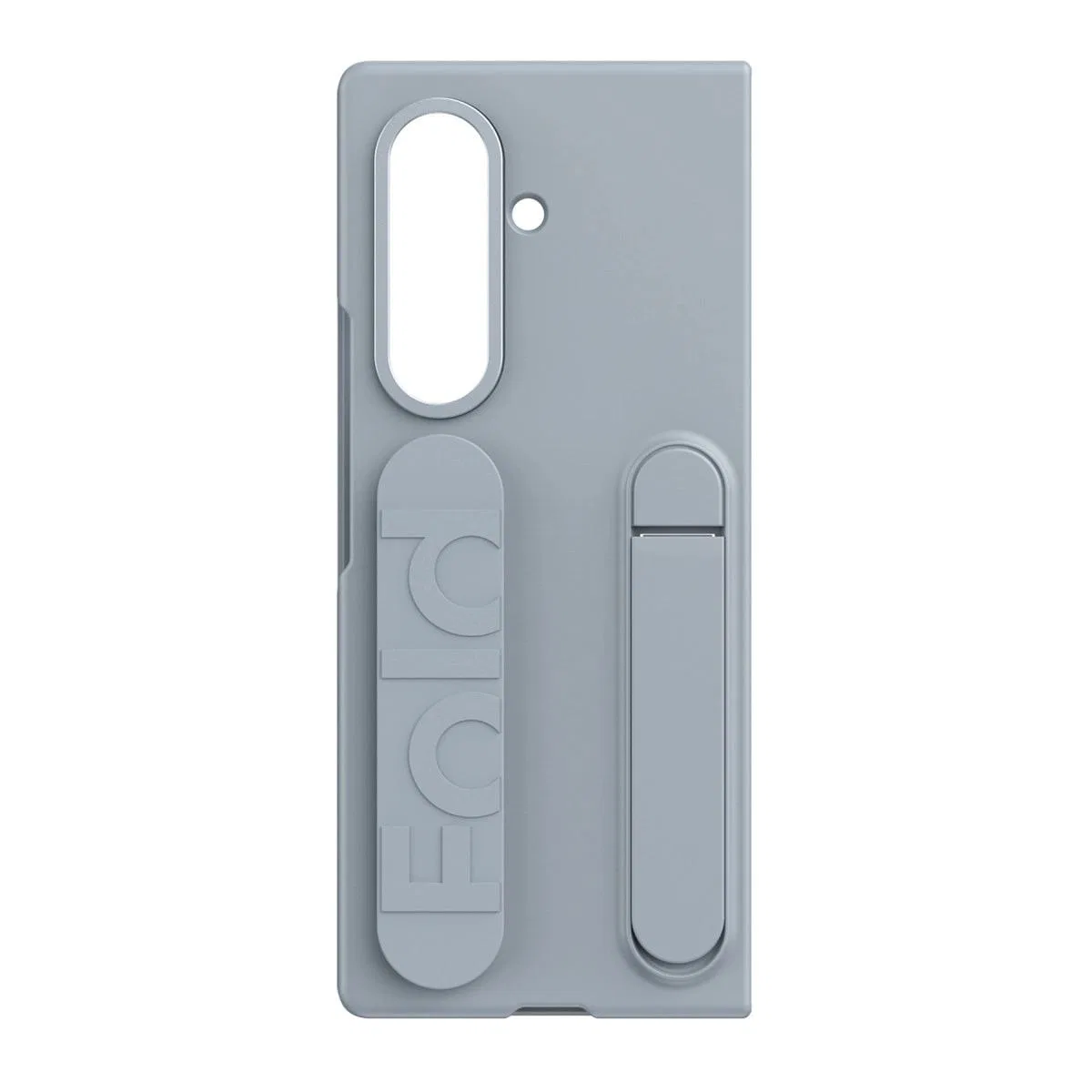 Newface Samsung Galaxy Z Fold 7 Kılıf Costa Standlı Kapak - Gri görsel 3