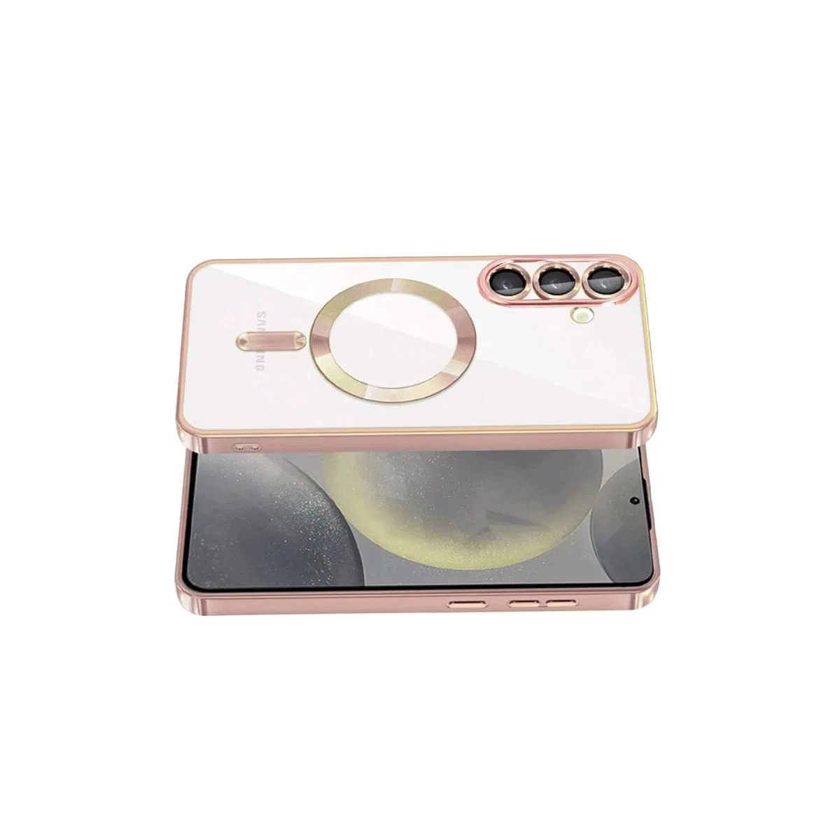 Samsung Galaxy A57 5g Kross Magneticsafe Kapak - Rose görsel 3