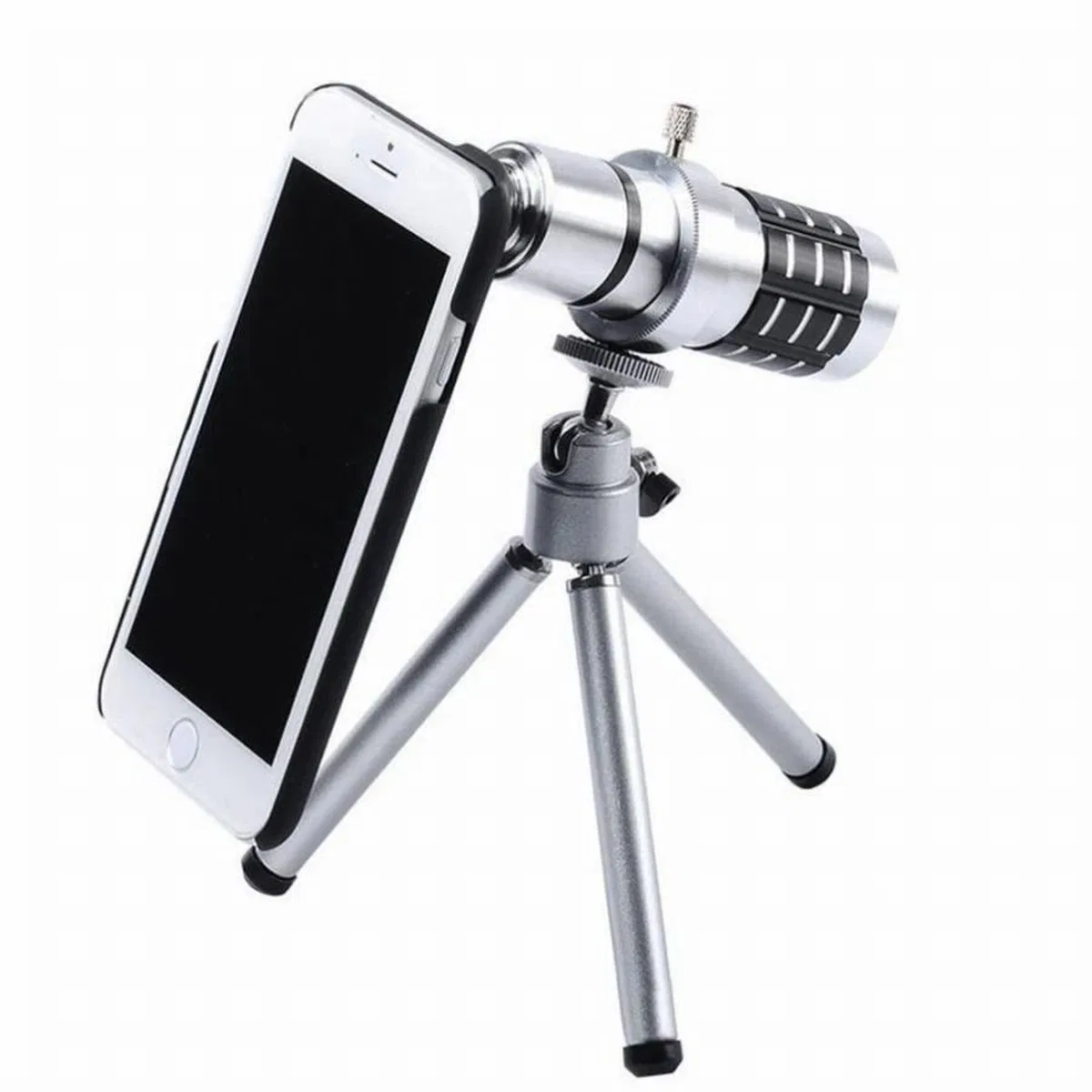 İphone5, 5s, i̇phone4. 4s Için Alüminyum 14x Optik Zoom Yakından Görüntü Çekme Dürbün