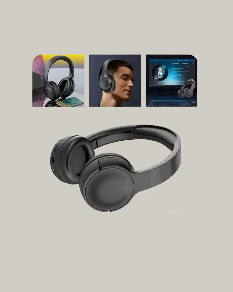 Katlanabilir USB-C Şarjlı Bluetooth Kulaklık görsel 5