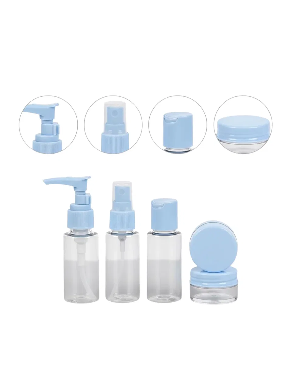 Taşınabilir 5 Parça Seyahat Kozmetik Seti 30 ml Sızdırmaz görsel 4