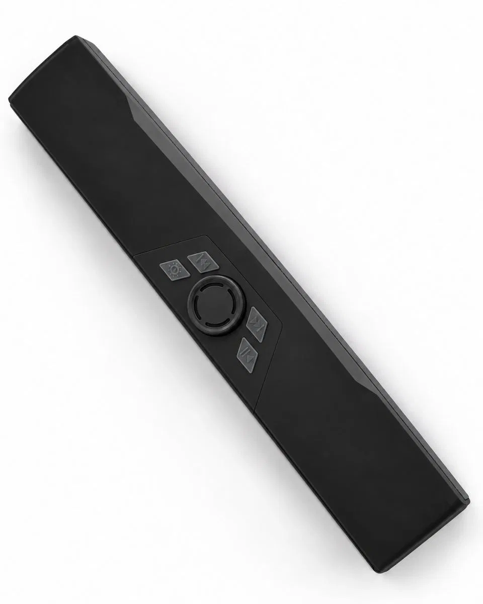 Usb Bellek Bataryalı Kablosuz Masaüstü Hoparlör Siyah görsel 3