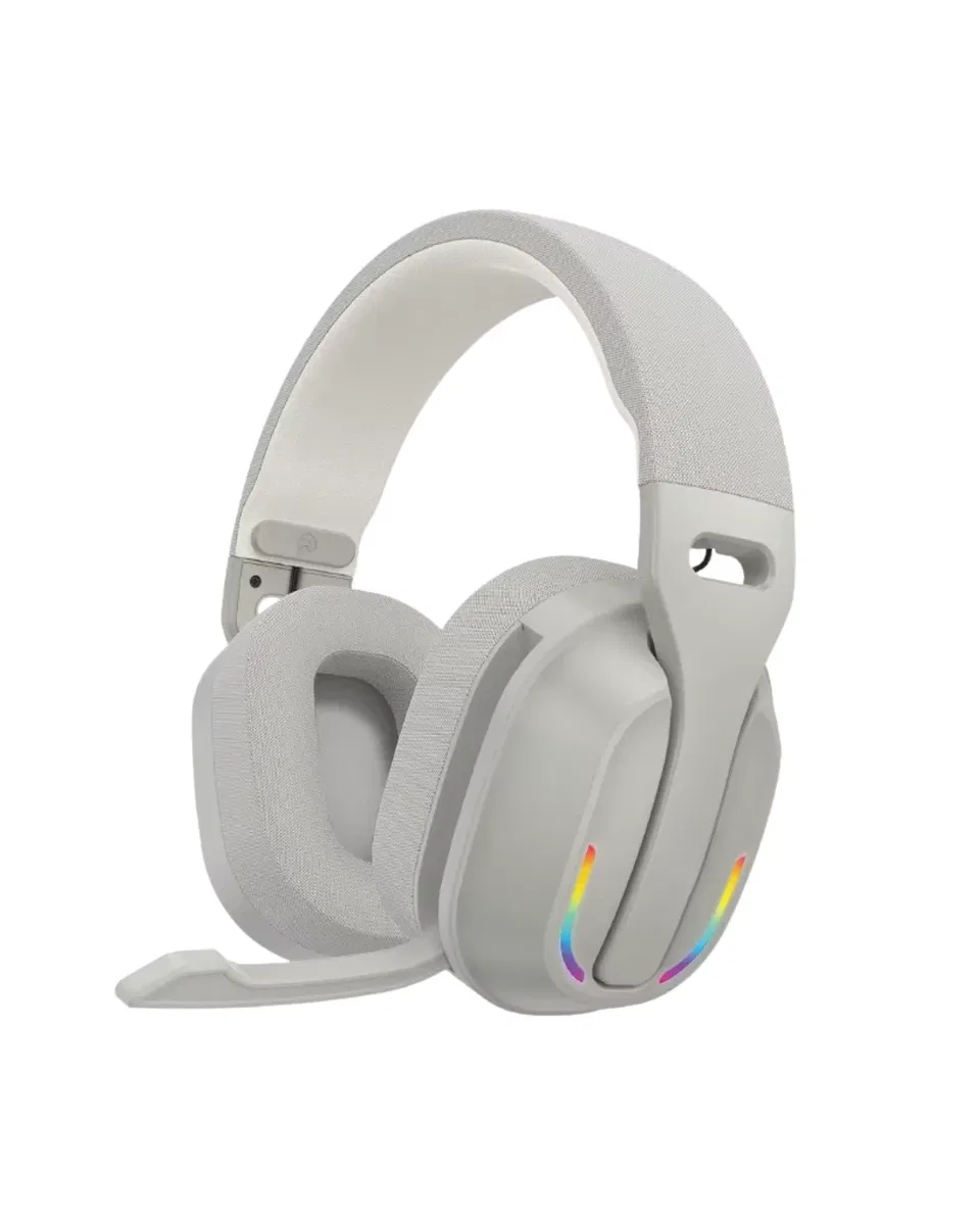 Kablosuz Bluetooth Kulaklık RGB Işıklı Mikrofonlu Stereo Kulaküstü Kulaklık görsel 2