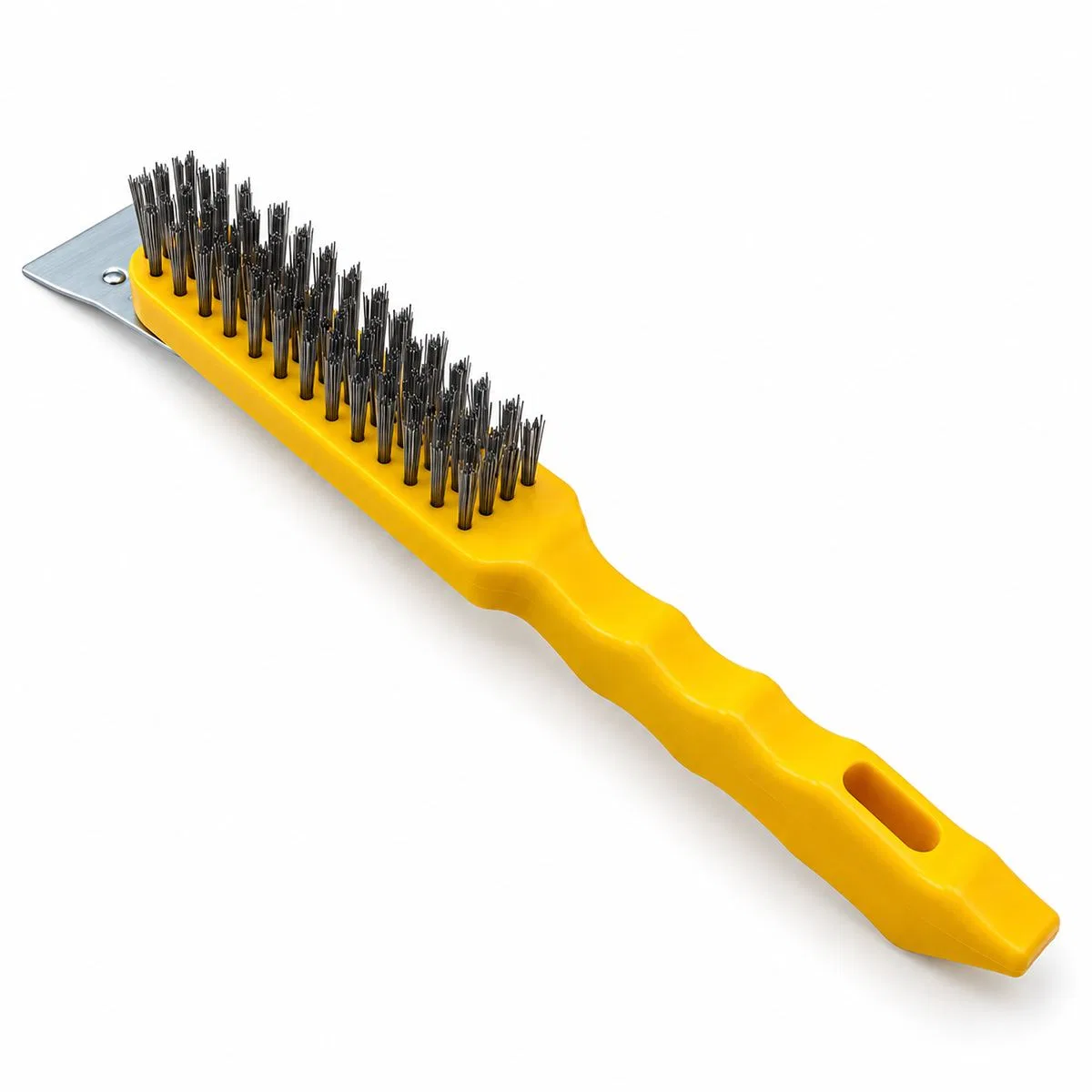 Çelik Tel Fırça ve Metal Kazıma Spatula 270 mm 2in1 görsel 3