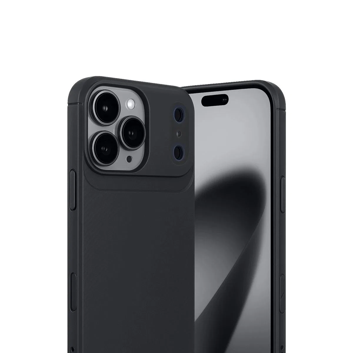 Apple İphone 17 Pro Auto Focus Karbon Kapak - Siyah görsel 2