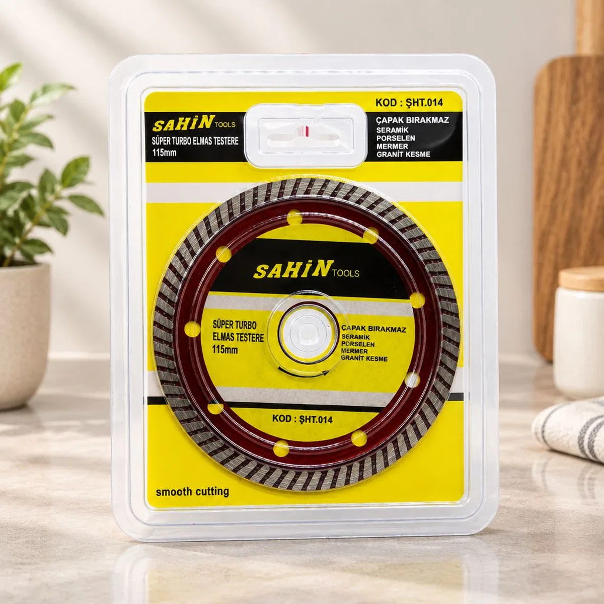 İnce Turbo Kesici Disk - Mermer Granit Seramik 115x22. 2-3mm