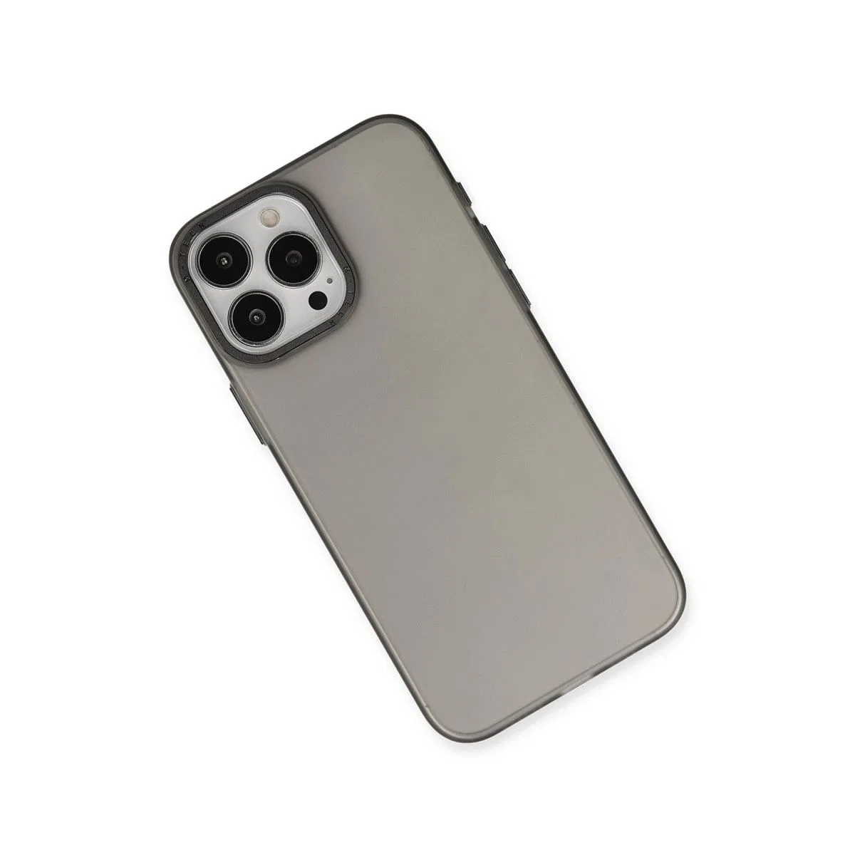 Apple İphone 15 Pro Kılıf Modos Metal Kapak - Siyah görsel 3