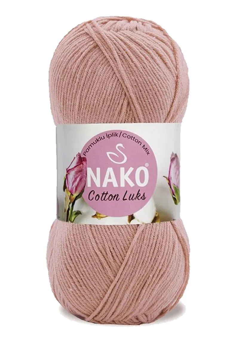 5 Adet Cotton Lüks Yelek Tunik Kazak Bluz Hırka İpi Yünü Pudra 97545 görsel 2