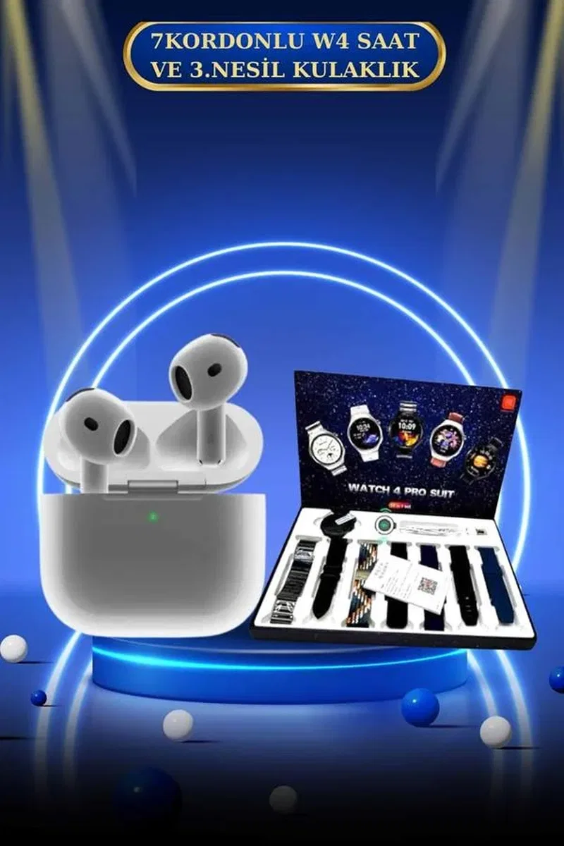 3. Nesil TWS Bluetooth Kulaklık Bluetooth Bağlantılı Akıllı Saat Amoled Ekran Plastik Hasır Kordon görsel 5
