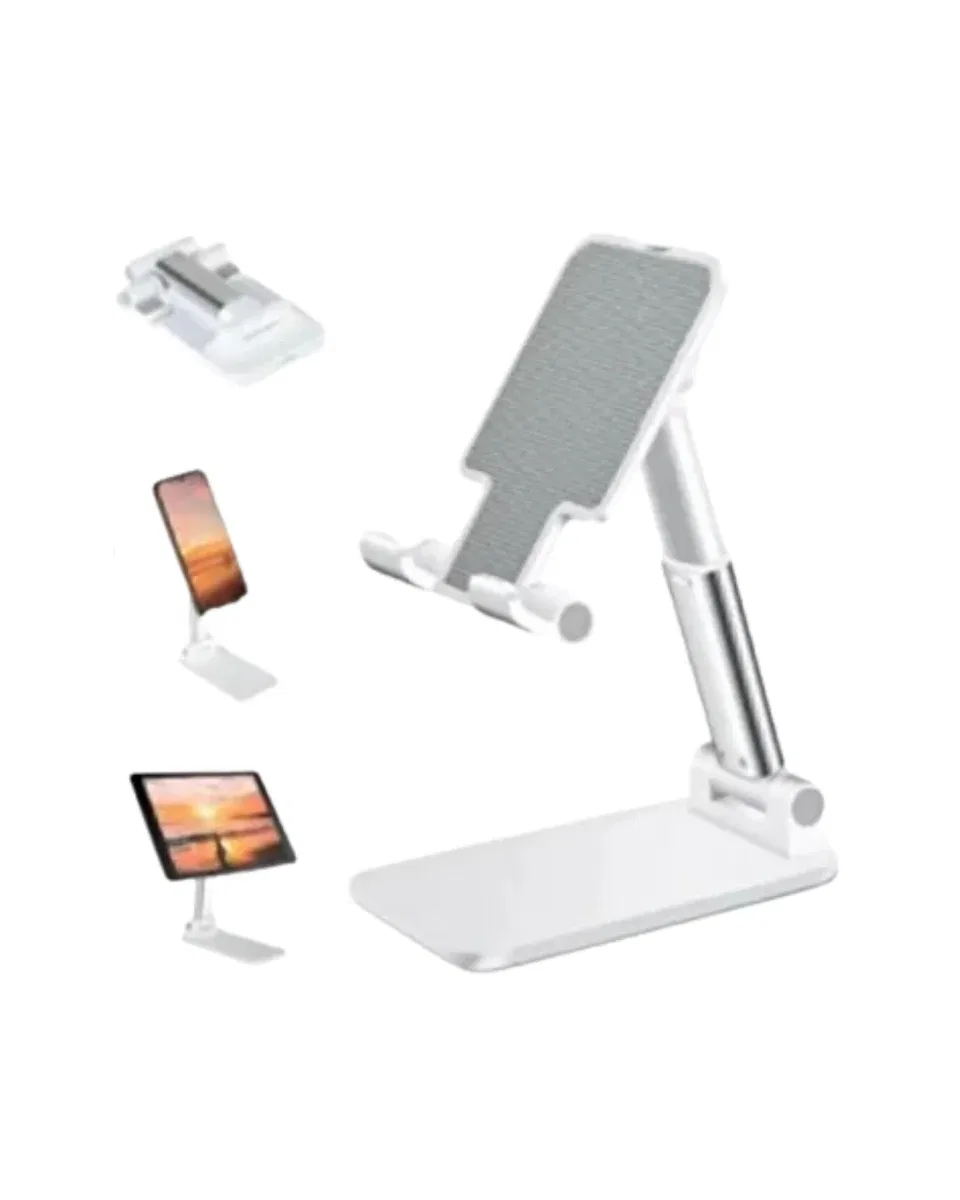 Minimal Tasarımlı Masaüstü Telefon Standı Beyaz görsel 5