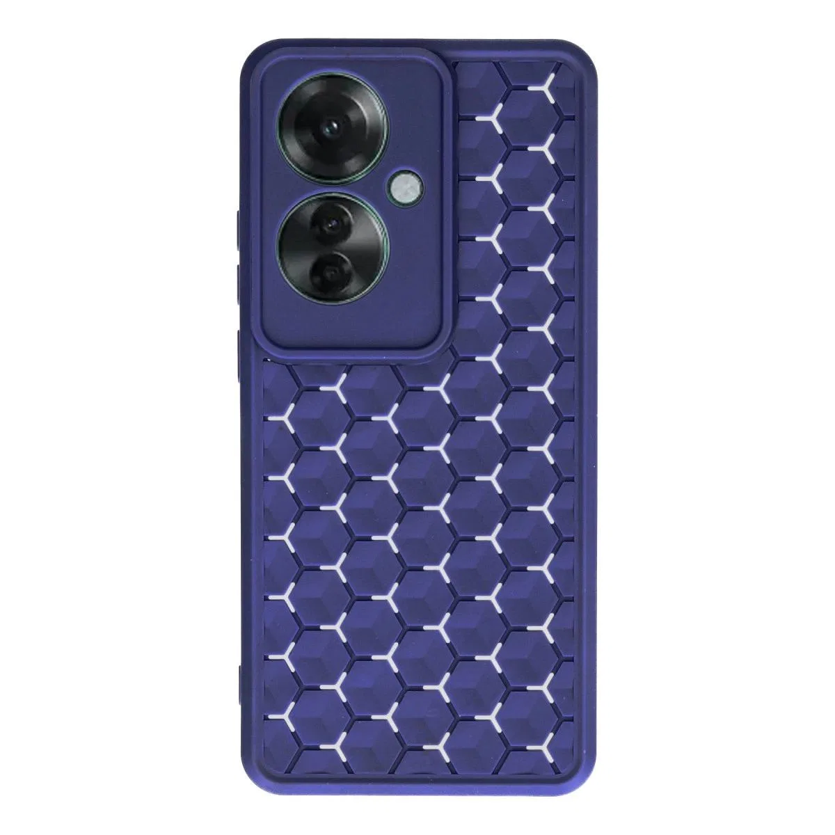 Oppo Reno 11f Kılıf Petek Silikon Kapak - Lacivert