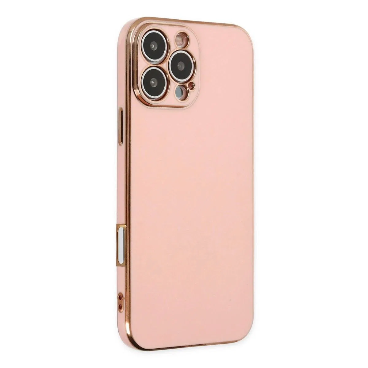 Apple İphone 16 Pro Kılıf Volet Silikon - Pembe