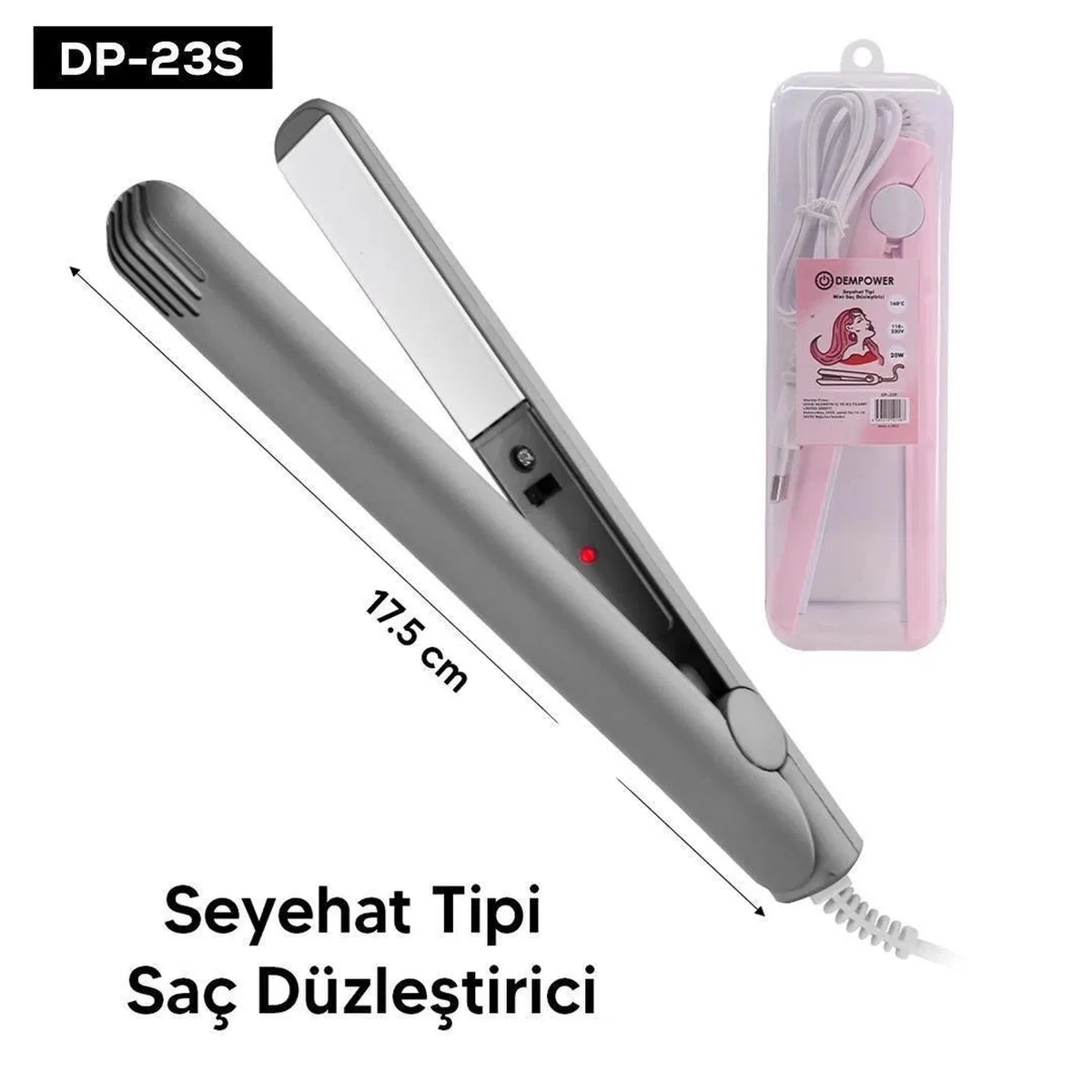 Seyahat Tipi Saç Düzleştirici görsel 6