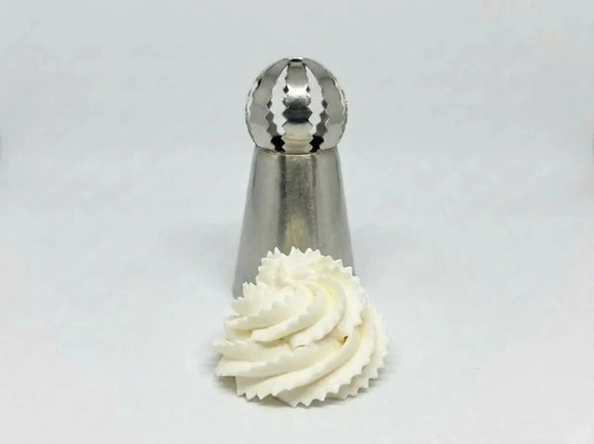 5'li Profesyonel Rus Top Duy Ucu Seti – 5. 9 Cm Büyük Boy Paslanmaz Çelik Krema Sıkma Ve Fırfır Uçları görsel 4