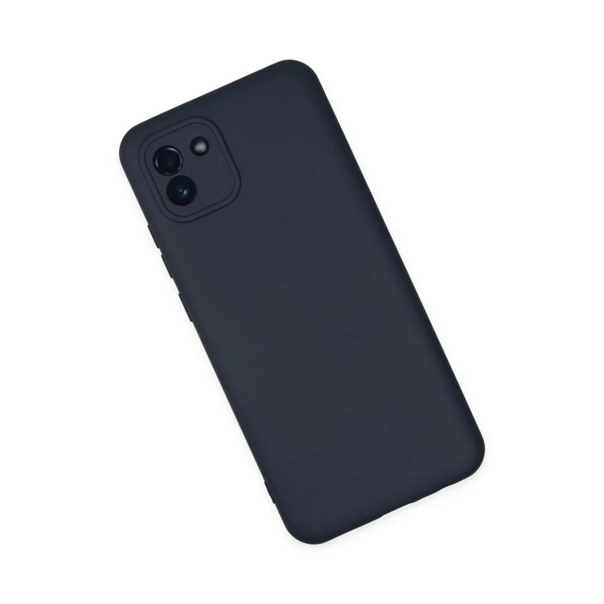 Samsung Galaxy A03 Kılıf Nano İçi Kadife Silikon - Lacivert görsel 3
