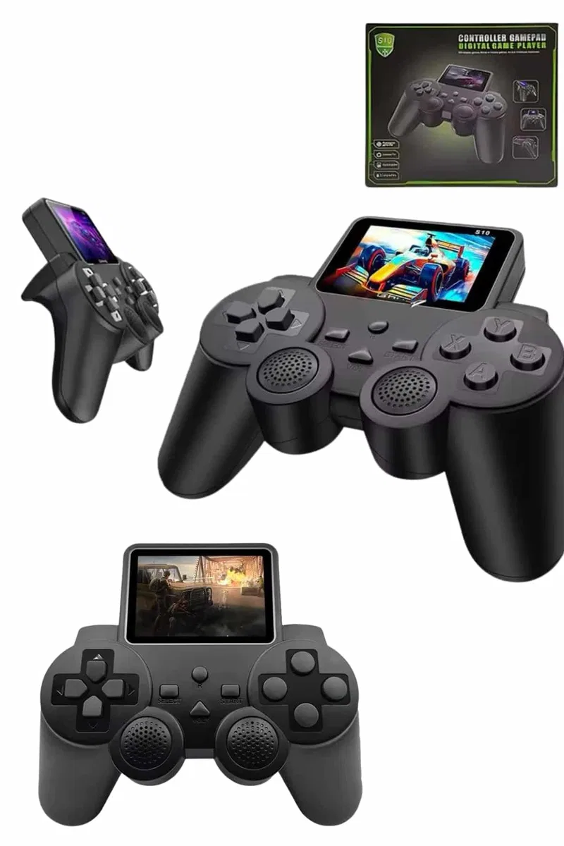 S10 Gamepad 520 Oyunlu Klasik Taşınabilir Retro Oyunlar Oyun Konsolu El Atarisi görsel 2