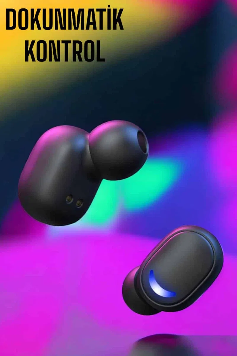 Powerbank Özellikli Kablosuz Bluetooth Kulaklık RGB Işıklı görsel 5