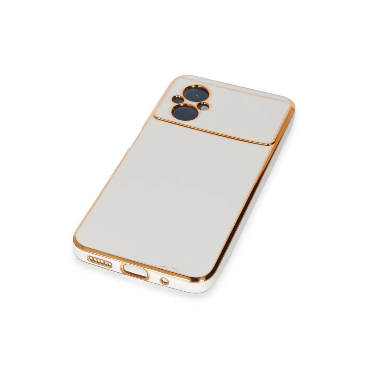 Xiaomi Poco M5 Kılıf Volet Silikon - Beyaz görsel 4