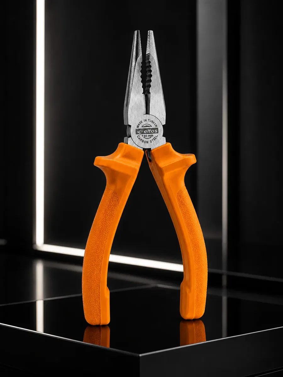 Dövme Çelik Pense Ergonomik Kaymaz Saplı El Aleti görsel 4