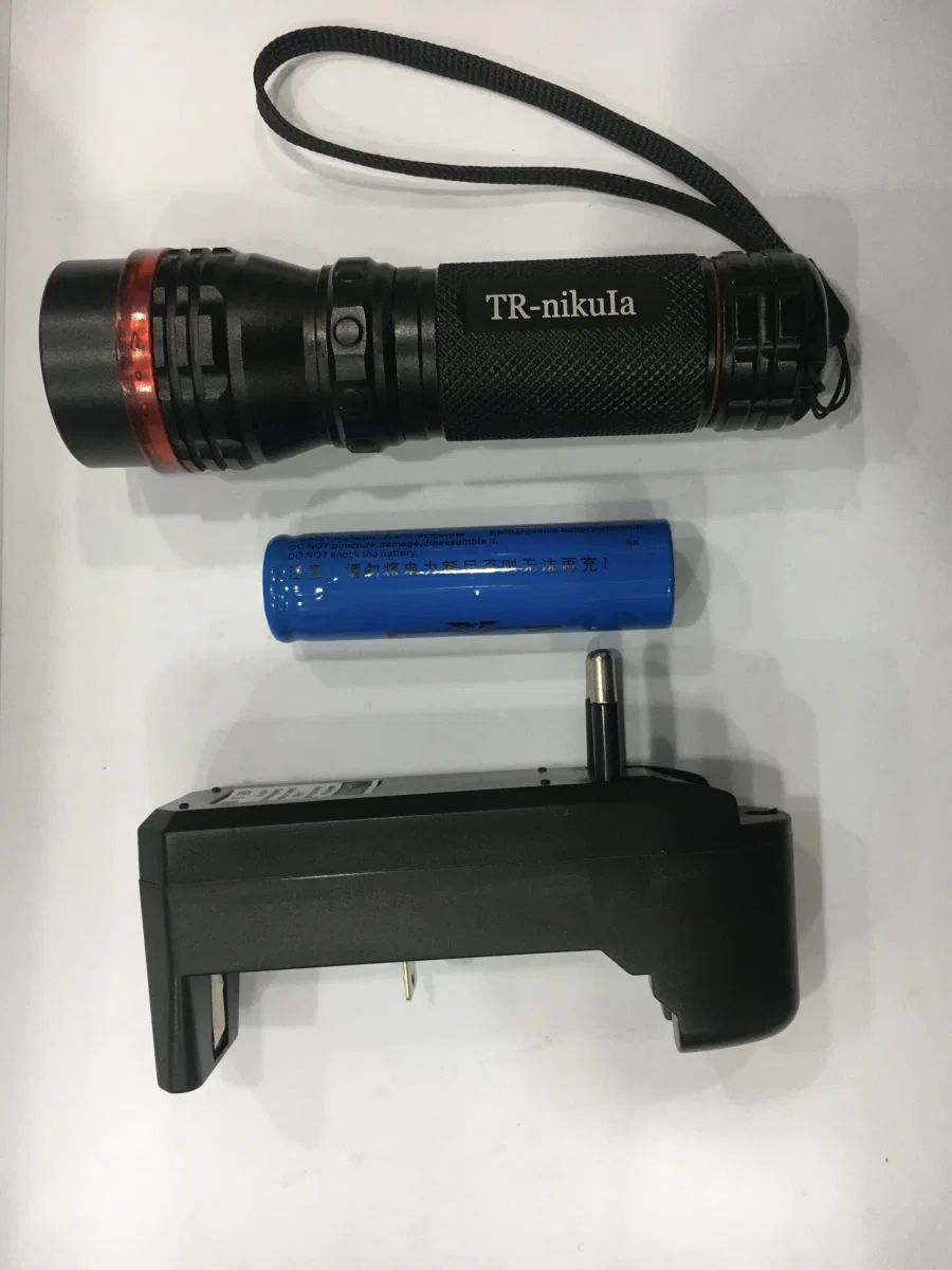 Beyaz Led Işıklı, şarjlı Pil, şarj Cıhazlı El Fener 620 görsel 2