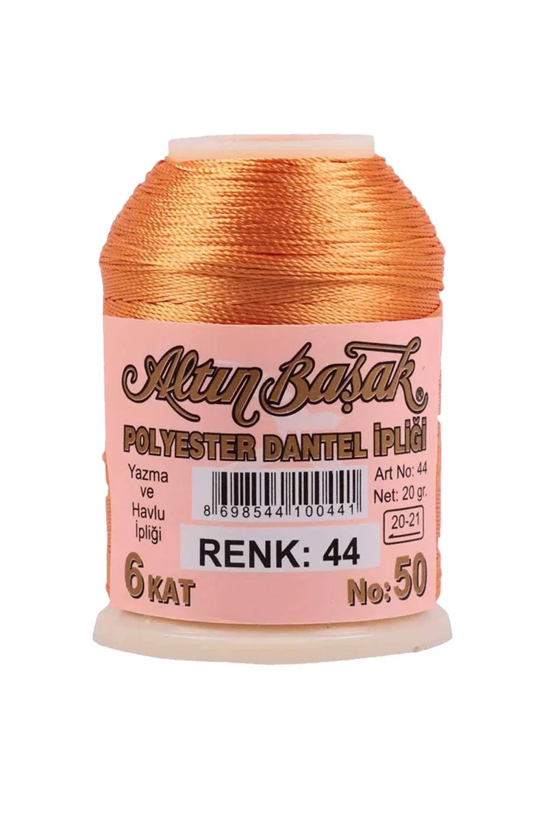 3 Adet Altınbaşak Oya ve Dantel İpi 20 gr - Royaleks - No: 044 görsel 3
