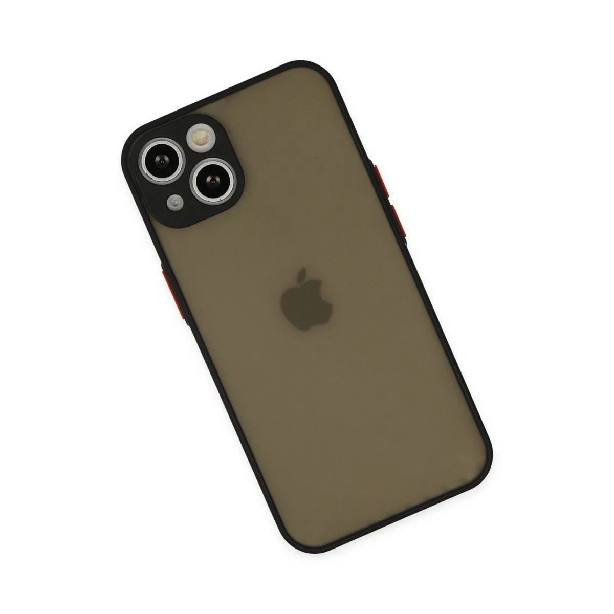 Apple İphone 15 Kılıf Montreal Silikon Kapak - Siyah görsel 3