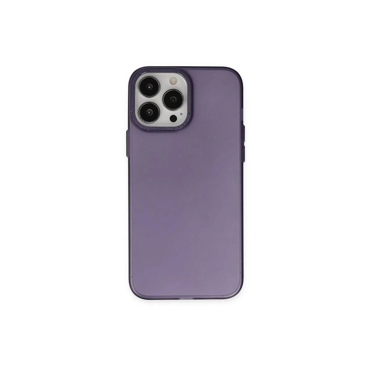 Apple İphone 13 Pro Max Kılıf Modos Metal Kapak - Derin Mor