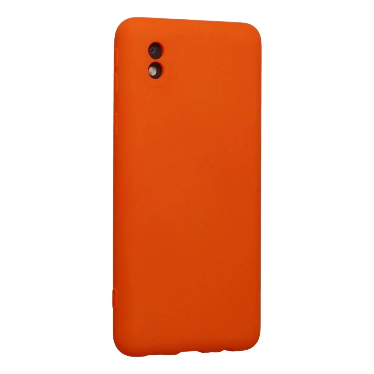 Samsung Galaxy A01 Core Kılıf Nano İçi Kadife Silikon - Turuncu görsel 2