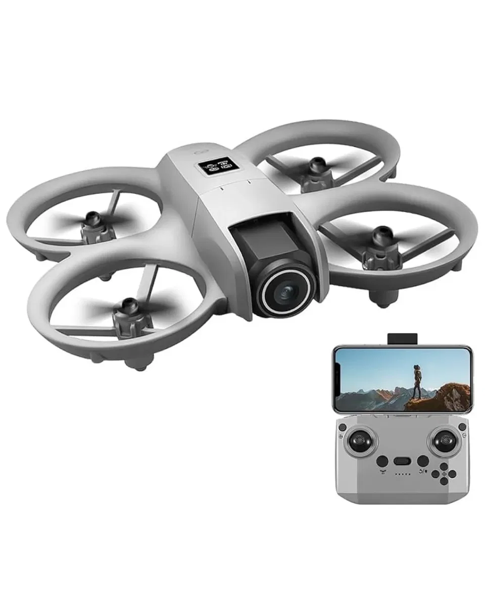 Uzun Şarj Süreli Kameralı Mini Drone Işıklı Akıllı Uçuş Sistemli görsel 4