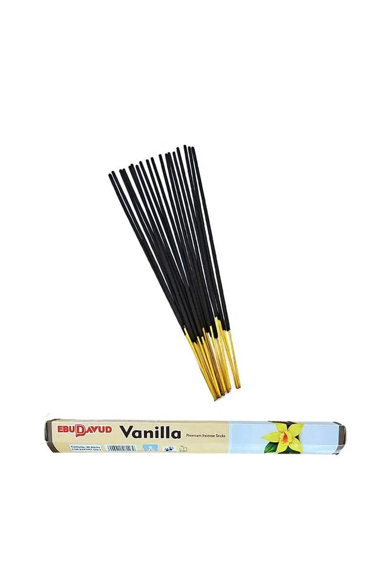 3 Paket 20 Çubuklu Tütsü Jasmine - Coconut - Vanilla - Kayık Hediyeli görsel 3