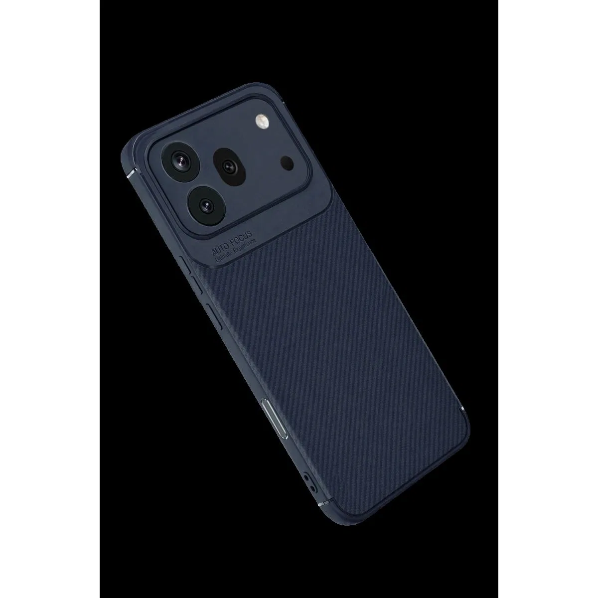 Huawei Honor 600 Pro Auto Focus Karbon Kapak - Lacivert görsel 2
