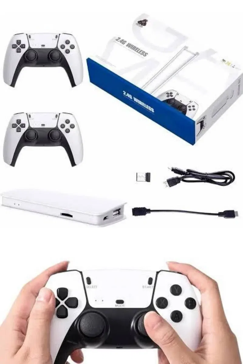 4k Hd 2. 4g Kablosuz Kol 3000 Oyunlu Game Station Retro Atari Game Box görsel 4