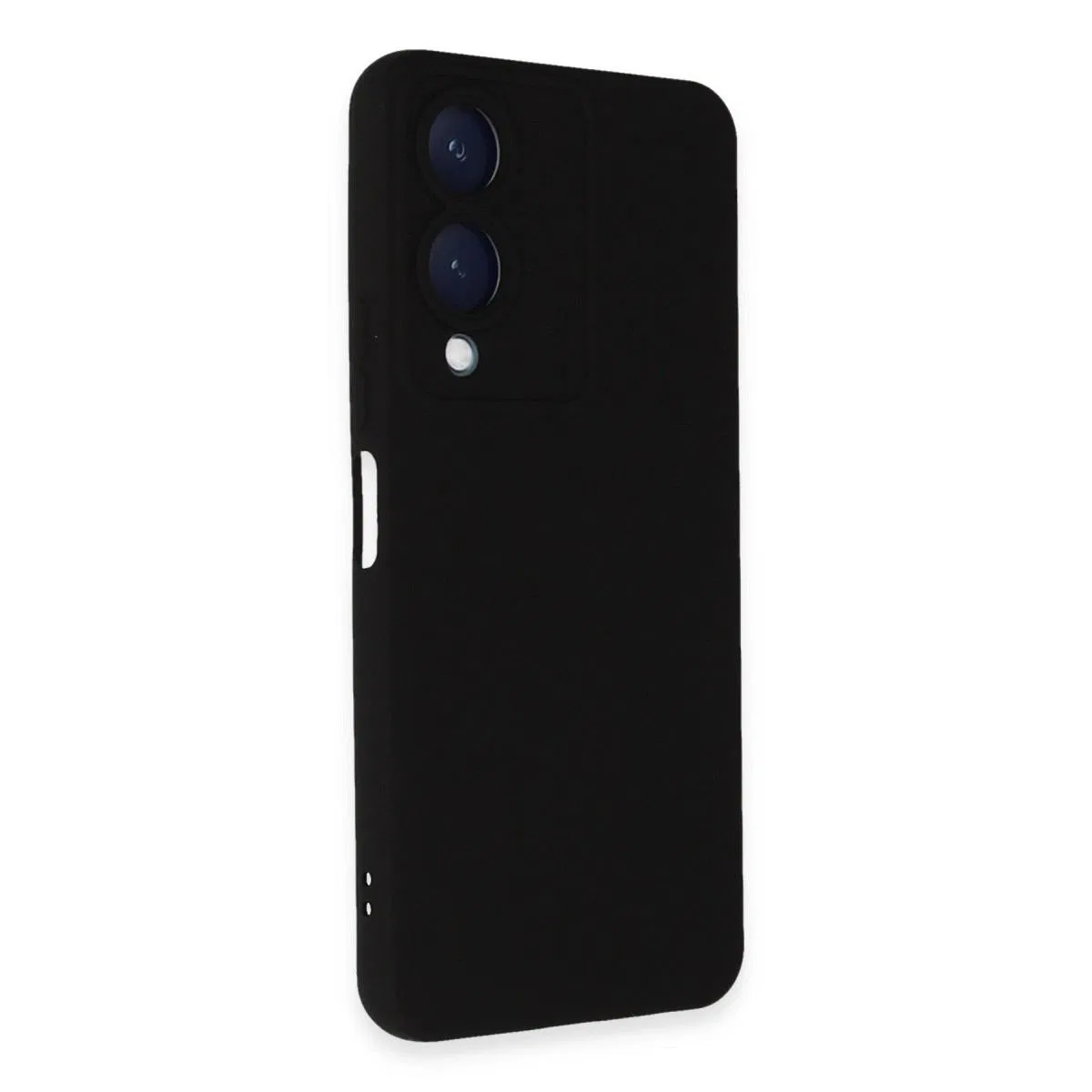 Vivo Y17s Kılıf Nano İçi Kadife Silikon - Siyah görsel 2