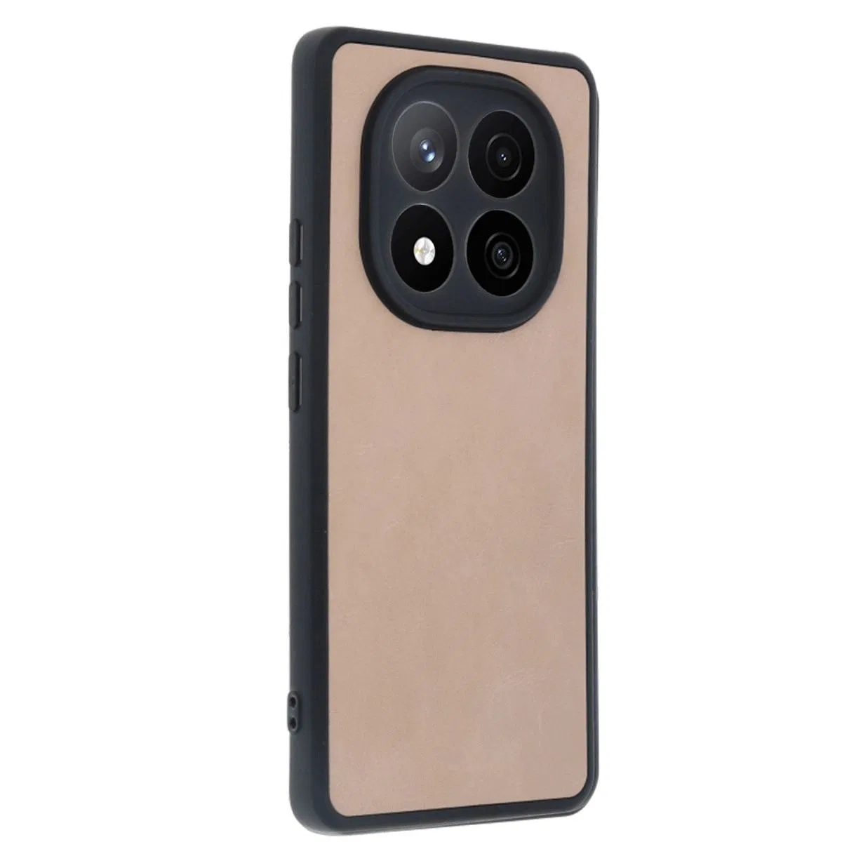 Xiaomi Redmi Note 14 Pro 5g Kılıf Aras Deri Kapak - Pudra görsel 2