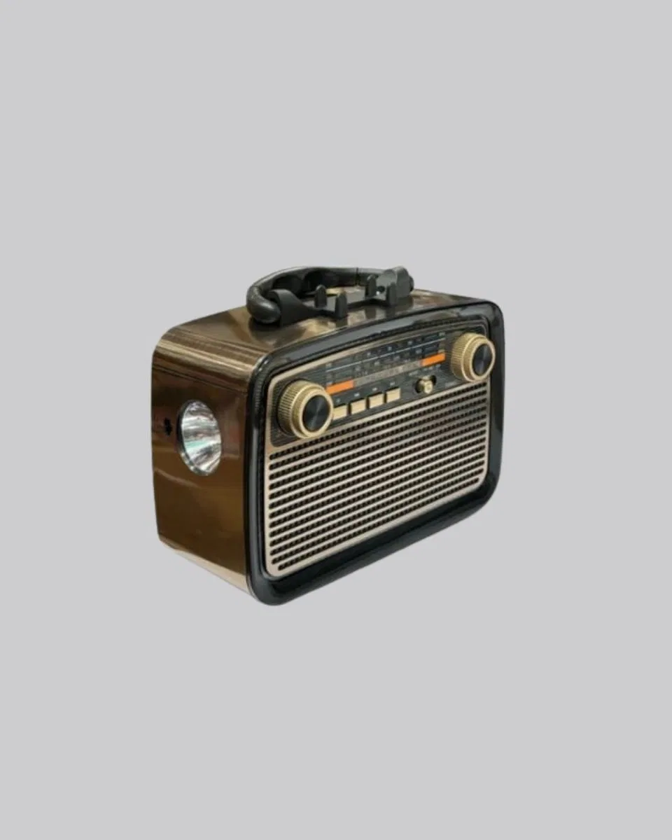 Ahşap Dokulu Bluetooth Müzik Kutusu – Vintage Led Tasarımıyla Modern Ses Deneyimi görsel 2